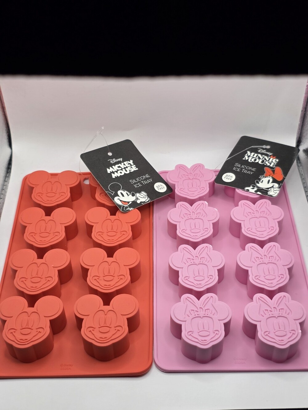 Disney Mickey & Minnie Silicone Ice Tray Set